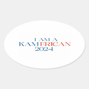 I AM A KAMERICAN STICKER