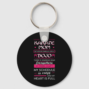 I Am A Karate Mom Japanese Martial Arts Mothers Da Keychain