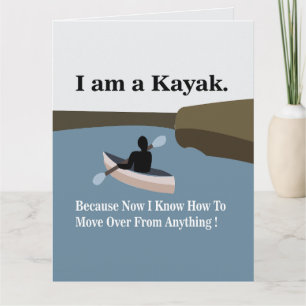 I am A Kayak Canoeing Kayaking Greeting Card