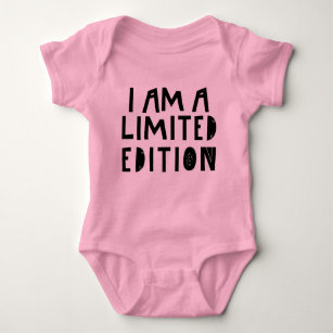 I AM A LIMITED EDITION   CLEVER SAYING   Kids Baby Bodysuit
