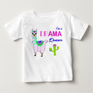 I am a llama/drama queen baby T-Shirt