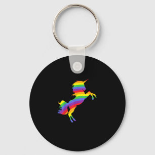 I Am A Magic! Rainbow Unicorn Color Wonder T-Shirt Keychain