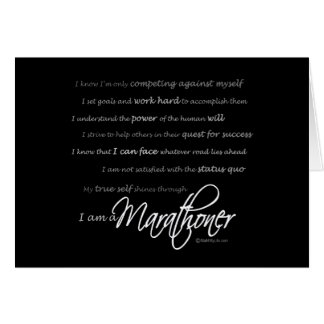 I am a Marathoner - Script