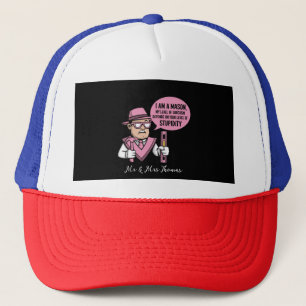 I Am a Mason My Level of Sarcasm Depends Trucker Hat