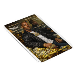I AM A MONEY MAGNET MAGNETIC CARD