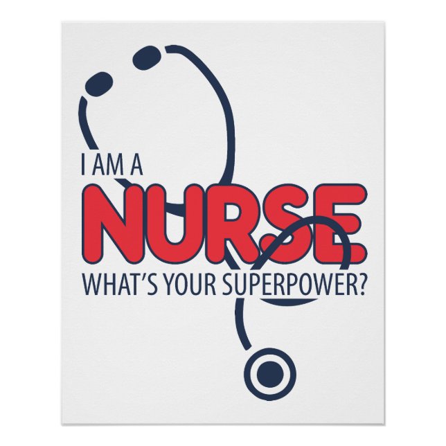 I am a Nurse Poster (Front)