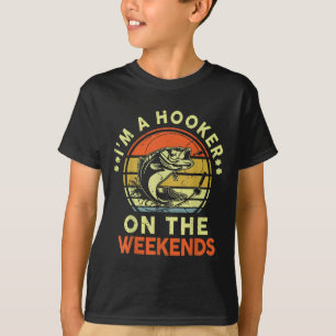 I Am A On Weekends - Fishing Dad Fisher Father Day T-Shirt