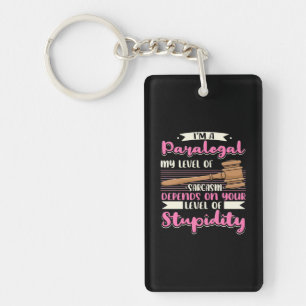 I Am A Paralegal Keychain