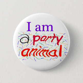 I-am-a-Party-Animal 2 Inch Round Button
