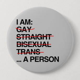 I AM A PERSON 4 INCH ROUND BUTTON