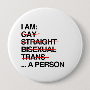 I AM A PERSON 4 INCH ROUND BUTTON