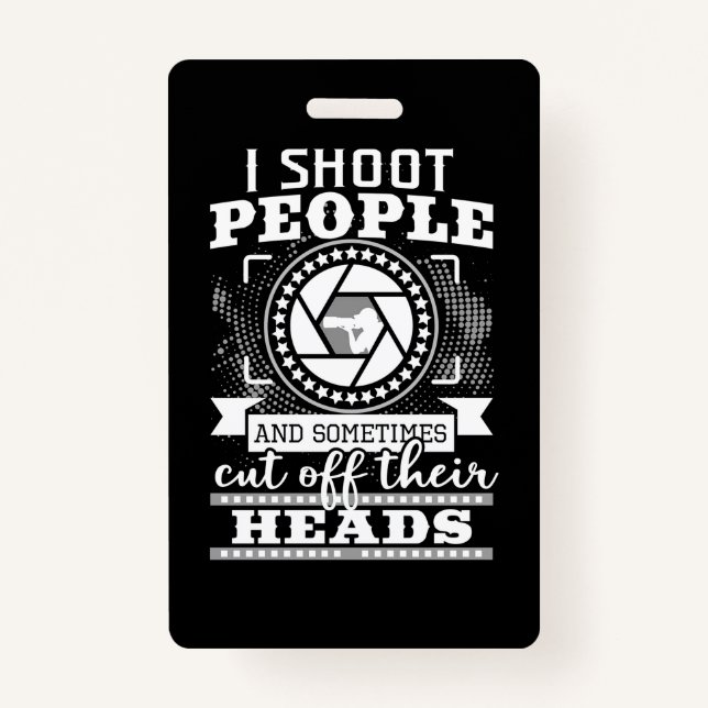 I Am A Photographer Badge (Front)