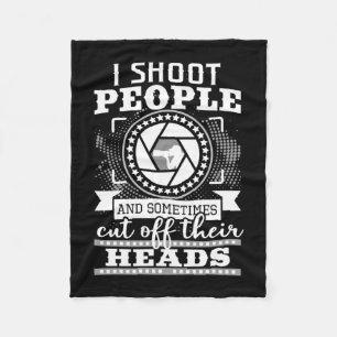 I Am A Photographer Fleece Blanket