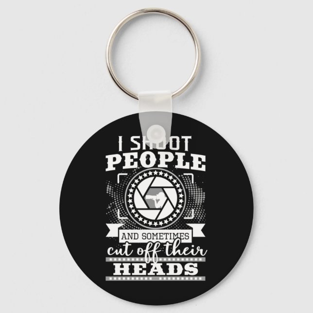 I Am A Photographer Keychain (Front)