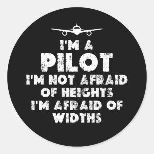 I am a Pilot Funny Classic Round Sticker