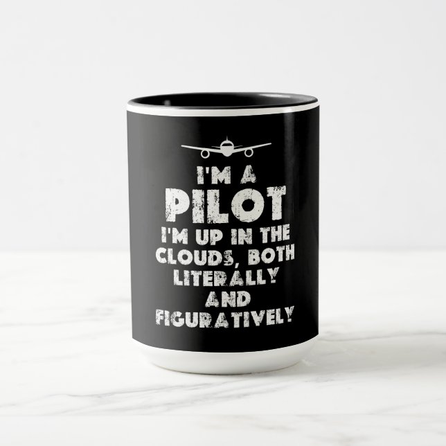 I am a Pilot Funny Mug (Center)