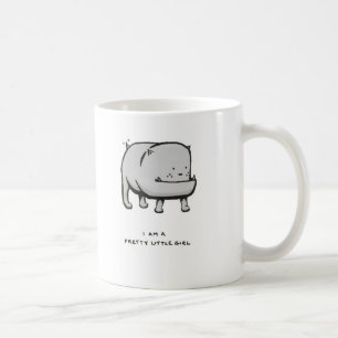 i am a pretty little girl coffee mug
