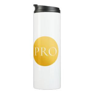 I AM A PRO   Elegant Gold Circle Motivational Mug
