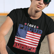 I am a Proud American US Flag Patriotic