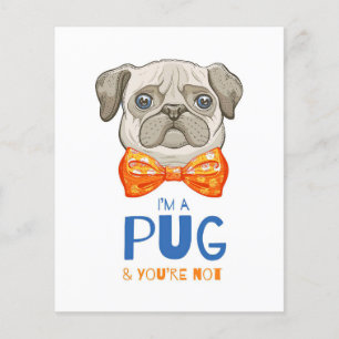 I Am A Pug, Funny Pug Gift, Pug Lover Gift Flyer