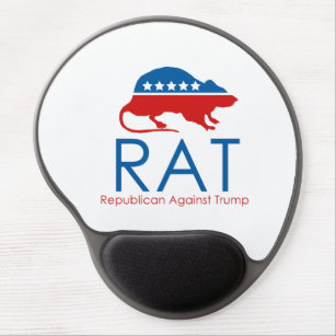 I am a R.A.T: Republican Against Trump Gel Mouse Pad