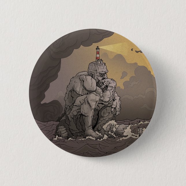 I am a Rock button (Front)