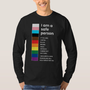 I Am A Safe Person Lgbt Gay Pride T-Shirt