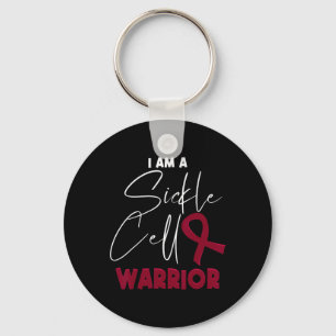 I Am A Sickle Cell Warrior - Sickle Cell Anemia Aw Keychain