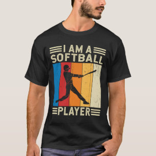 I am a Softball Player Fan Catcher Fastpitch  T-Shirt