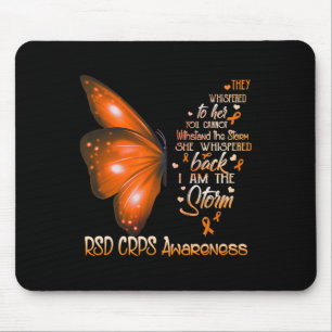 I Am A Storm Rsd Crps Awareness Butterfly Mouse Pad