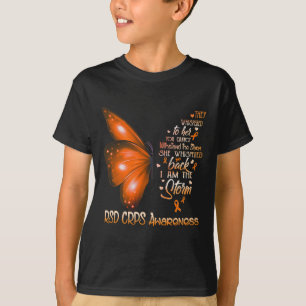 I Am A Storm Rsd Crps Awareness Butterfly  T-Shirt