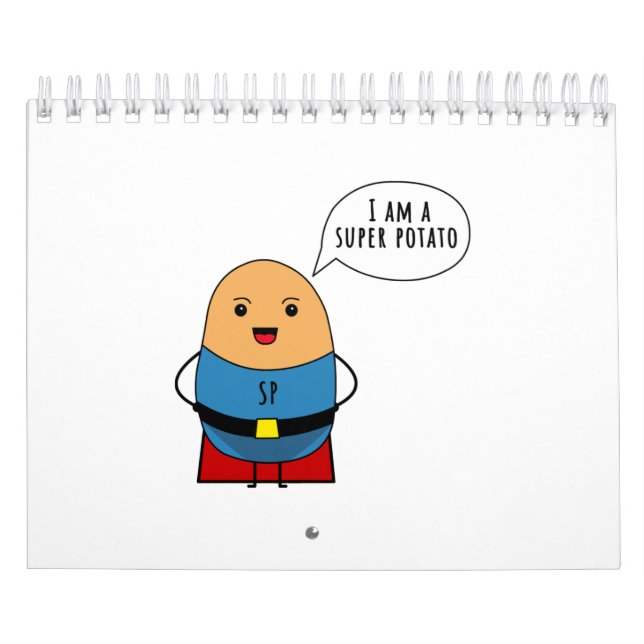I am a super potato calendar (Cover)
