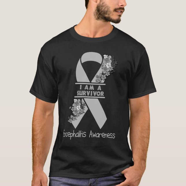 I Am A Survivor Encephalitis Awareness T-Shirt (Front)