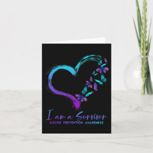I Am A Survivor Suicide Prevention Awareness Card