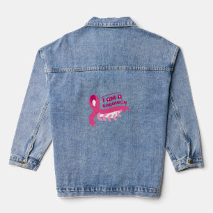 I am a Survivor world cancer day Denim Jacket