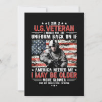 I Am A U.s Veteran I May Be Older Move Slower By M