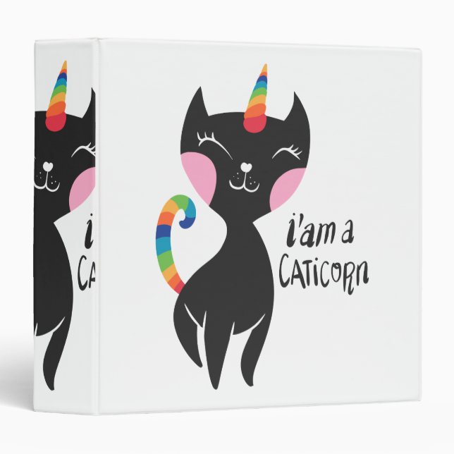 I am a unicorn - Choose background colour Binder (Front/Spine)