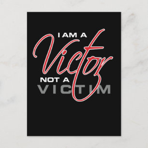 I Am A Victor Not A Victim - Osteen Postcard