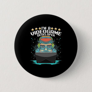 I Am A Video Game Developer 2 Inch Round Button