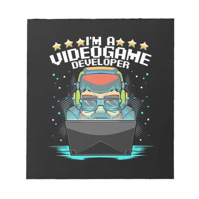 I Am A Video Game Developer Notepad (Front)