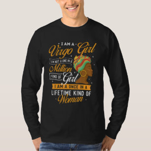 I Am A Virgo Girl Astrology Birthday Zodiac Sign T-Shirt
