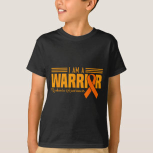 I Am A Warrior Funny Leukemia Blood Cancer Awarene T-Shirt