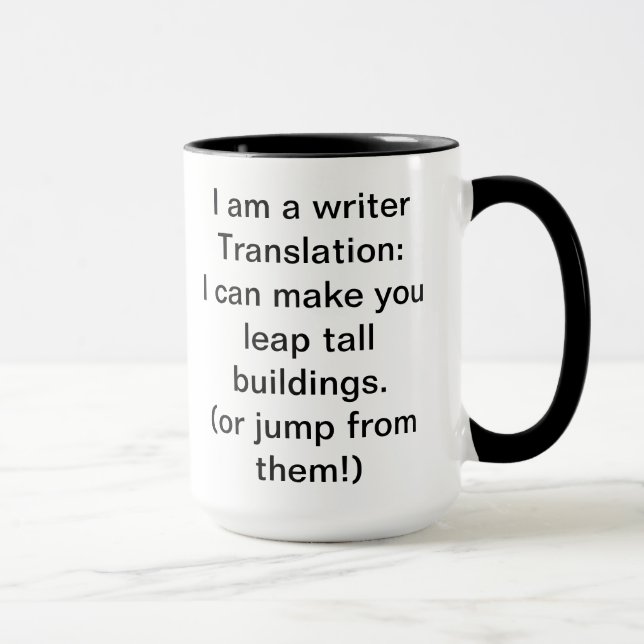 I am a Writer Mug (Right)