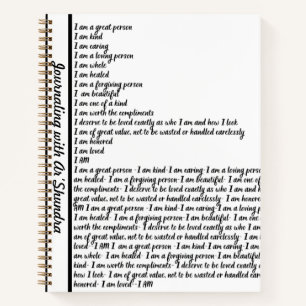I AM AFFIRMATION Spiral Notebook