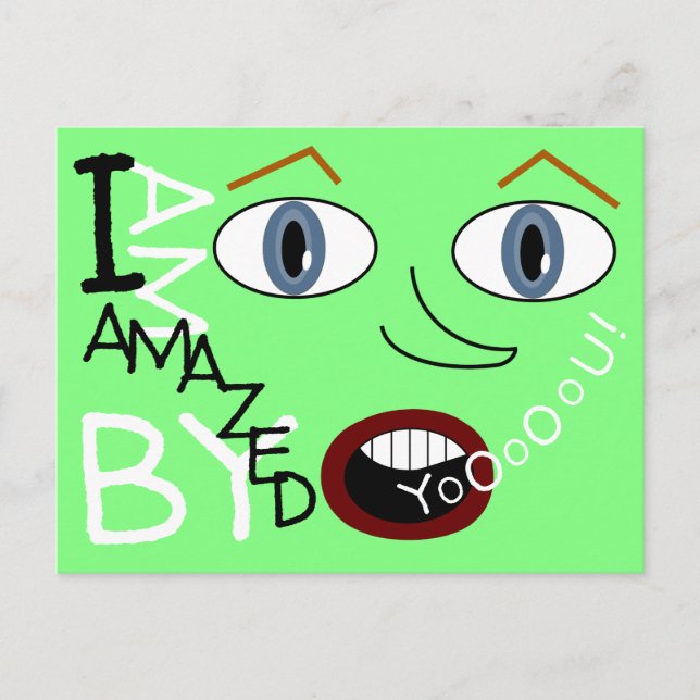 I am Amazed by You - Nod Notes Postcard (Front)