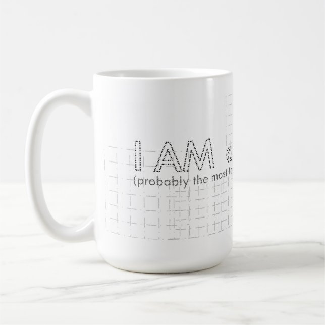 I AM an architect Coffee Mug (Left)