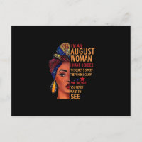 I Am An August Woman I Have 3 Sides August