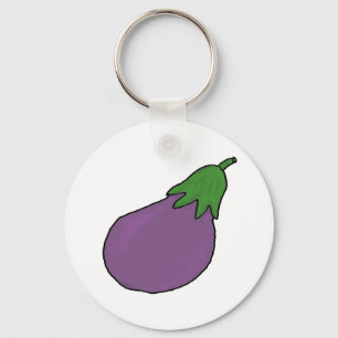 I am an eggplant keychain