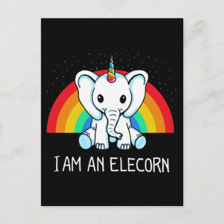 I am an Elecorn postcard