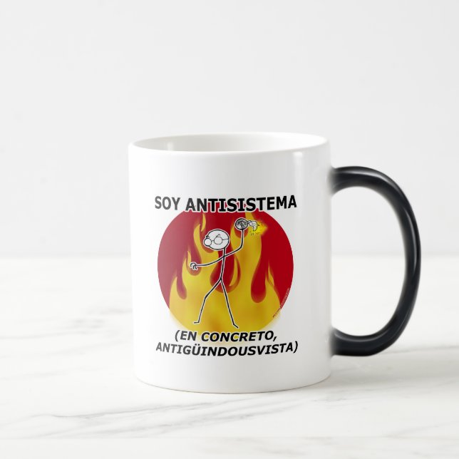 I am anti-system… magic mug (Right)
